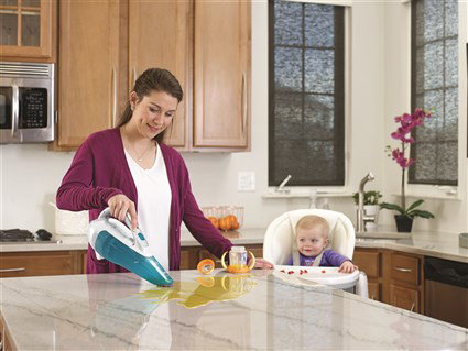 Black+Decker WDA-315-J Recogedor Dustbuster Inalámbrico, Aspira Líquidos y Sólidos, Batería Litio