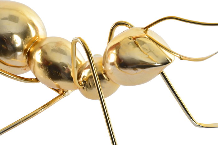 DKD Home Decor Figura de Hormiga en Resina y Metal Dorado, Surtido de 2