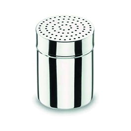 LACOR Espolvoreador Ovinox para Pastelería con Agujero Grande, Diámetro 7 cm y Alto 9.6 cm, Utensilio de Cocina