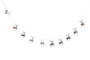 DKD Home Decor Guirnalda LED Reno Plateado 107x10x3 cm