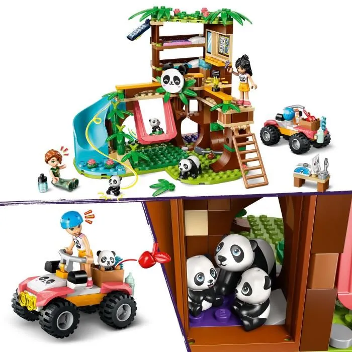 Lego Friends Santuario de Pandas 42648 Set de Construcción para Niñas de 7 Años