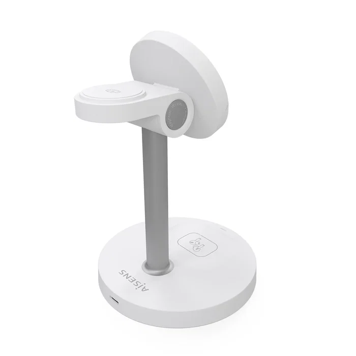 Aisens Cargador Inalámbrico 3 en 1 15W USB-C Blanco ASCH-15W3WC065-W Aisens Cargador Inalámbrico 3 en 1 15W USB-C Blanco ASCH-15W3WC065-W