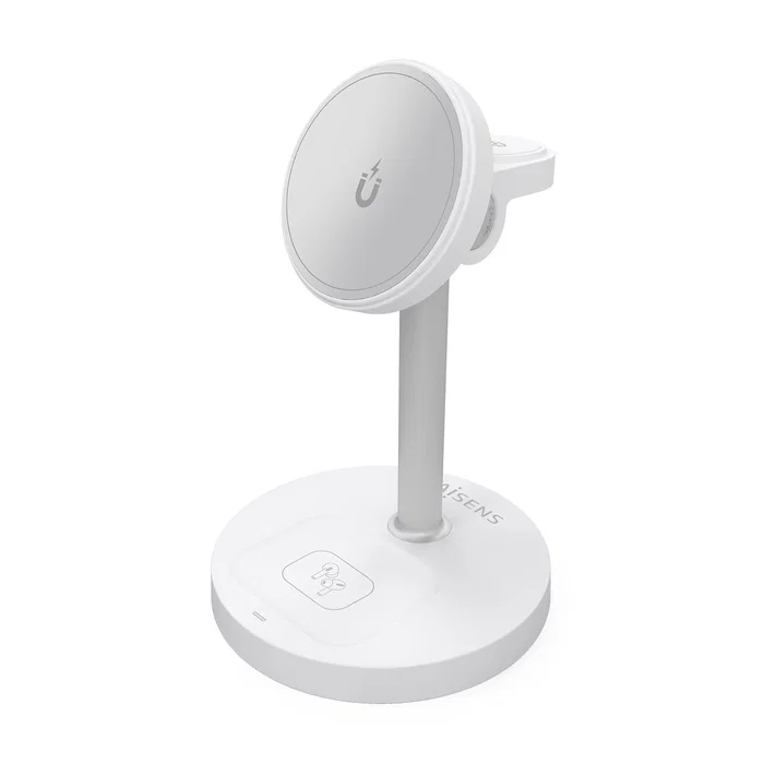 AISENS Cargador Inalámbrico 3 en 1 15W USB-C para Móvil, Apple Watch y Auriculares con Estuche, Blanco AISENS Cargador Inalámbrico 3 en 1 15W USB-C para Móvil, Apple Watch y Auriculares con Estuche, Blanco