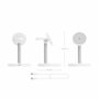 AISENS Cargador Inalámbrico 3 en 1 15W USB-C Blanco ASCH-15W3WC065-W