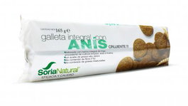 Soria Natural Galletas Anis Integral 165grs. fedas