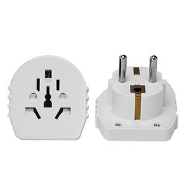 MicroConnect Adaptador Universal Mundo a Europa para Viajeros, Compatible con Schuko y Equipos de Alta Potencia