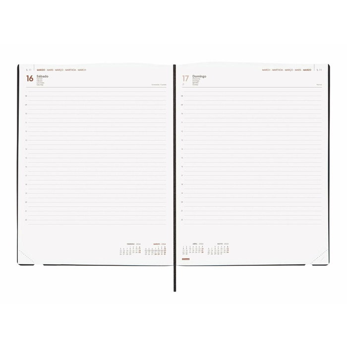 Finocam agenda anual dynamic mara y12 1dp 210x270mm azul 2024