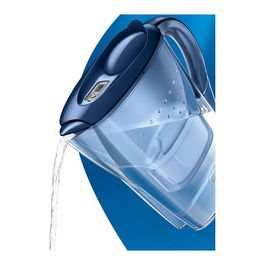 Brita Marella Tischwasserfilter, Filtro de Agua para Mesa, Color Azul, Incluye 1 Cartucho de Recambio