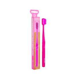 NORDICS ORAL CARE Cepillo Dental Soft 6.580 Rosa con 6580 Cerdas Suaves para Cuidado Bucal Diario