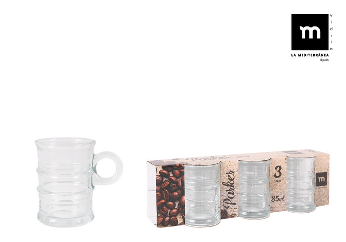 La Mediterranea Set de 3 Tazas de Café Parker de 85 ml (24 Cajas) lifecyle_sku_placeholder La Mediterranea Set de 3 Tazas de Café Parker de 85 ml (24 Cajas) lifecyle_sku_placeholder