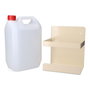 Micel Soporte con Garrafa de 5 Litros para Aire Acondicionado Beige Acero 19.5x14x22.5cm