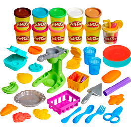 Play-Doh Set Actividades Mercado De Granjeros F7396 Plastilina para Niños +3 Años