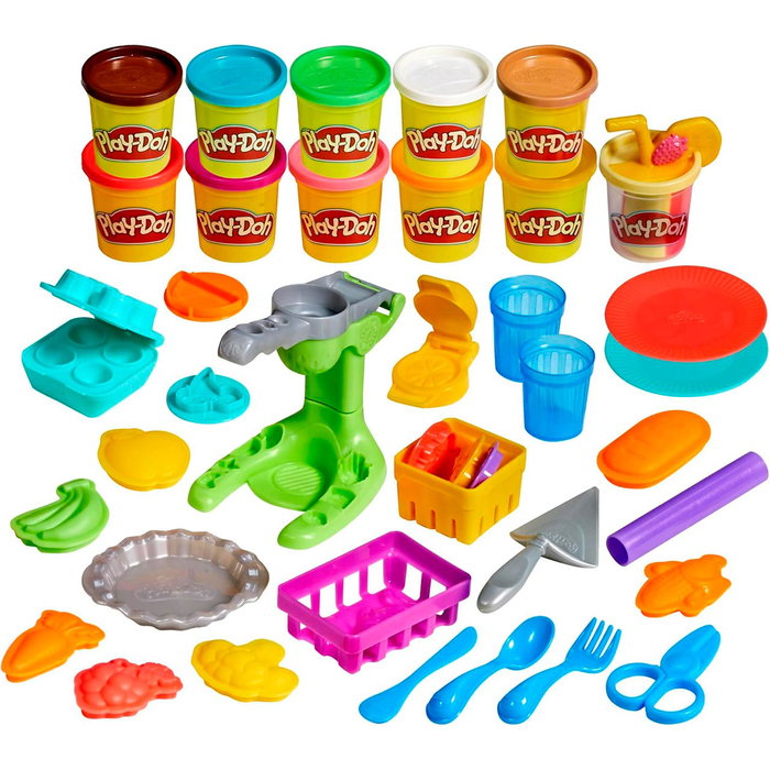 Play-Doh Set Actividades Mercado De Granjeros F7396 Plastilina para Niños +3 Años