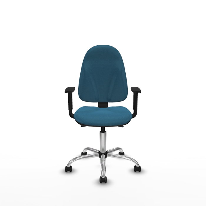 PIQUERAS Y CRESPO Silla de oficina Algarra Verde petróleo con mecanismo Asincro PIQUERAS Y CRESPO Silla de oficina Algarra Verde petróleo con mecanismo Asincro
