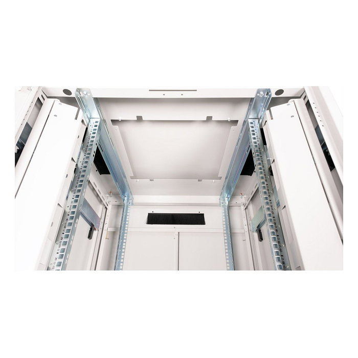 ROLINE 26.21.0070 Bastidor de Red Rack 19 Pulgadas 47U, 800x800 mm, Gris, 600 kg Capacidad, 2276 mm Alto, con Puertas de Vidrio