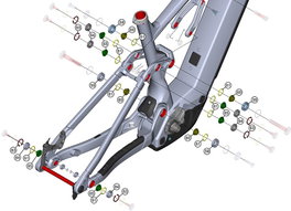 Ghost Kit de Rodamientos para Bicicleta 2025: 61902-2RS, 61901-2RS, Casquillos y Juntas