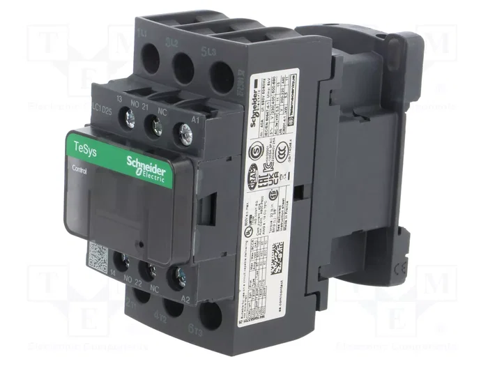 SCHNEIDER ELECTRIC Contactor TeSys D LC1D25M7 25A 220VAC SCHNEIDER ELECTRIC Contactor TeSys D LC1D25M7 25A 220VAC