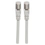 Intellinet Cable de Red Patch, Cat6, 3m, Gris, Cobre, S/FTP, LSZH, PVC, RJ45, Contactos Chapados en Oro, Antienganche, Con Protector, Garantía de por Vida