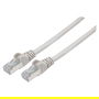 Intellinet Cable de Red Patch, Cat6, 3m, Gris, Cobre, S/FTP, LSZH, PVC, RJ45, Contactos Chapados en Oro, Antienganche, Con Protector, Garantía de por Vida