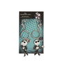 Disney Set 2 Llaveros Jack Skellington Pesadilla Antes de Navidad Plateados BFF