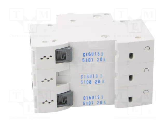 SIEMENS 5SL4316-7 Interruptor magnetotérmico 16A 3 polos 10kA