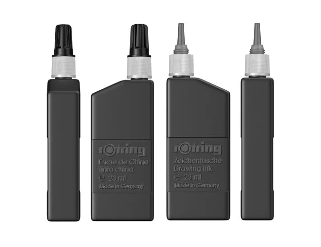 Rotring Tinta china negra para estilógrafos 23 ml
