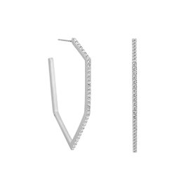 Karl Lagerfeld Pendientes Essentials con Cristales Swarovski