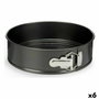 Molde Desmontable Kinvara Gris oscuro Metal Acero al carbono 24 x 7 x 24 cm Desmontable (6 Unidades)