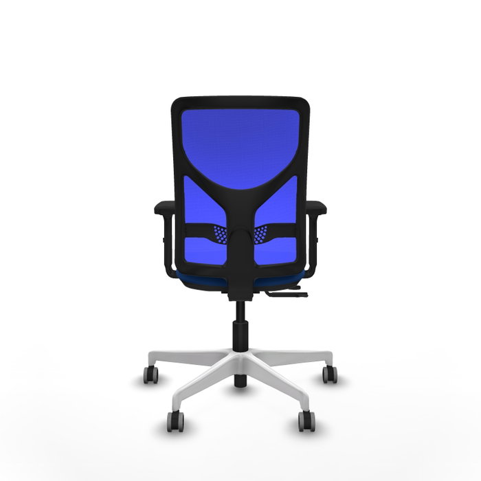 PIQUERAS Y CRESPO Silla de oficina Motilla Azul con mecanismo Sincro/Traslack