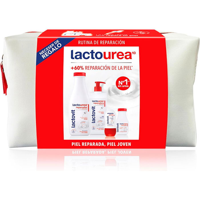 Lactovit Lote 5 pz Gel de Ducha Reparador con Lacto-urea, Hidratación Profunda y Reparación Excepcional