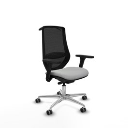 PIQUERAS Y CRESPO Silla de oficina Mardos Gris claro/Negro