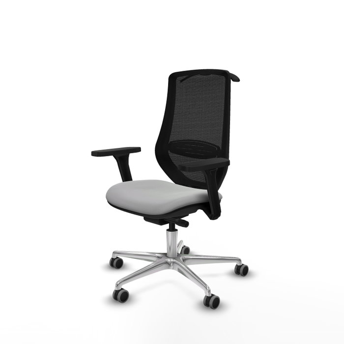 PIQUERAS Y CRESPO Silla de oficina Mardos Gris claro/Negro