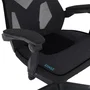 Woxter Silla Gaming Stinger Station Sense Negro, Respaldo Malla, Asiento Acolchado, Ergonómica, Altura y Reposabrazos Ajustables