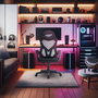 Woxter Silla Gaming Stinger Station Sense Negro, Respaldo Malla, Asiento Acolchado, Ergonómica, Altura y Reposabrazos Ajustables