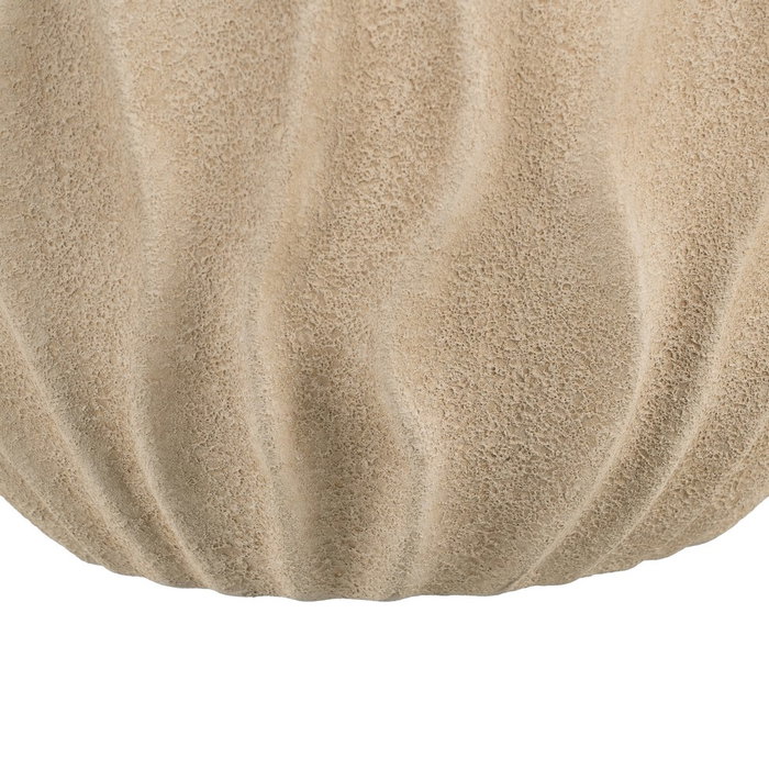 Macetero Beige Cerámica Decoración 34 X 34 X 33 cm