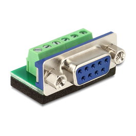 DeLOCK 65498 Adaptador de cambio de género Sub-D 9p hembra a 6p