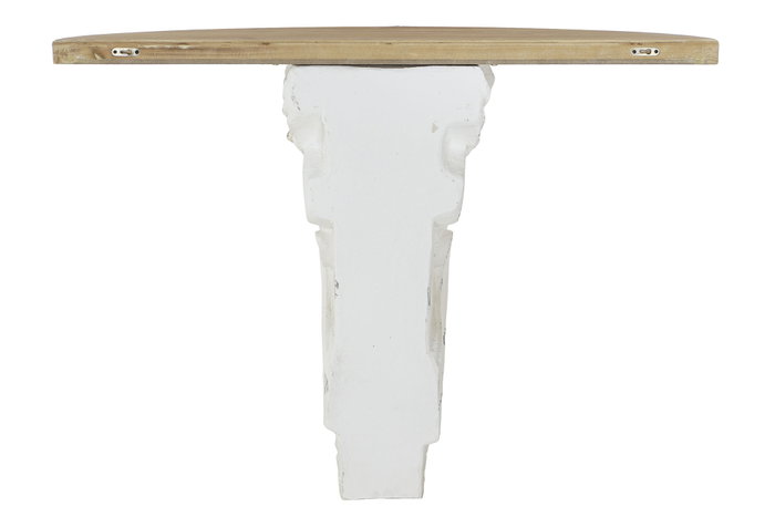 DKD Home Decor Consola Abeto Magnesia Angel Natural y Blanco DKD Home Decor Consola Abeto Magnesia Angel Natural y Blanco