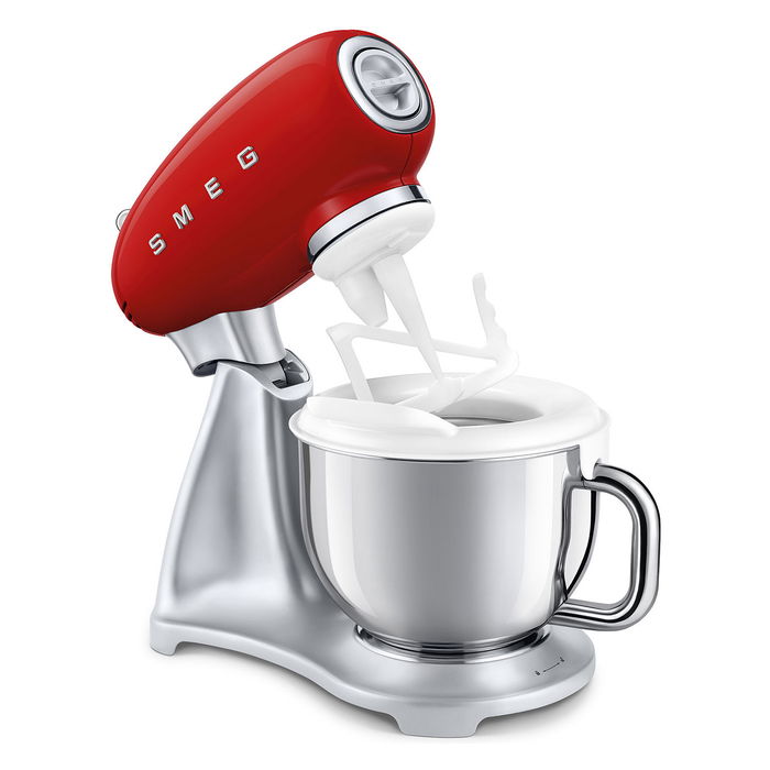 Smeg SMIC01 Accesorio Heladera - Cubeta para Helados, 1.1 Litros, Blanco, Acero Inoxidable, Compatible con Modelos SMF01 SMF02 SMF03 SMF13