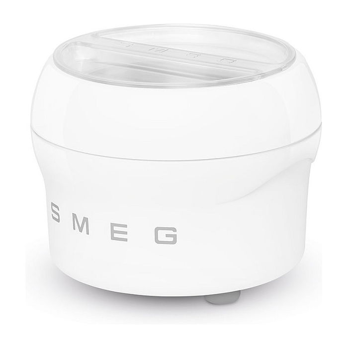 Smeg SMIC01 Accesorio Heladera - Cubeta para Helados, 1.1 Litros, Blanco, Acero Inoxidable, Compatible con Modelos SMF01 SMF02 SMF03 SMF13