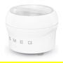 Smeg SMIC01 Accesorio Heladera - Cubeta para Helados, 1.1 Litros, Blanco, Acero Inoxidable, Compatible con Modelos SMF01 SMF02 SMF03 SMF13