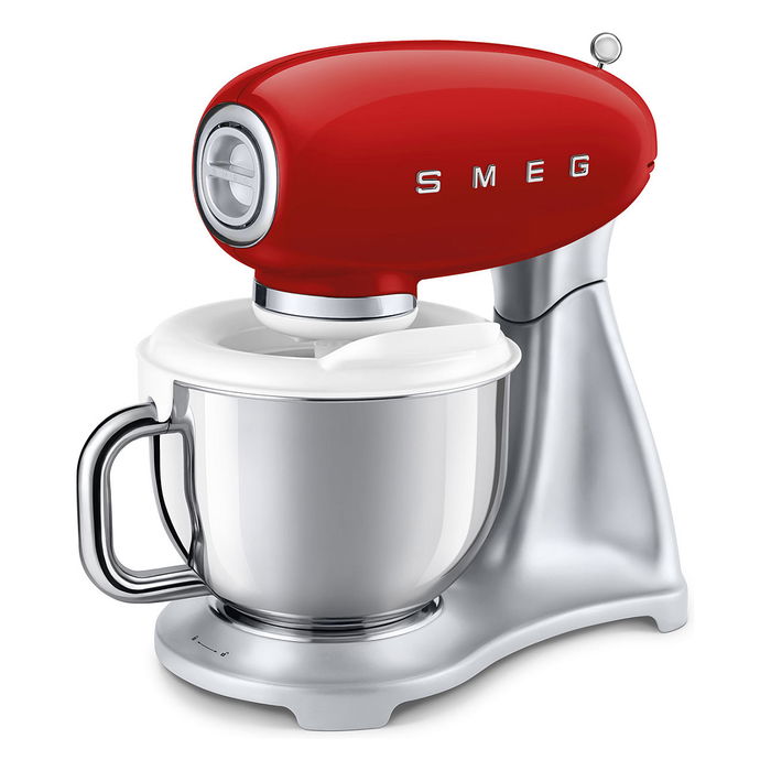 Smeg SMIC01 Accesorio Heladera - Cubeta para Helados, 1.1 Litros, Blanco, Acero Inoxidable, Compatible con Modelos SMF01 SMF02 SMF03 SMF13