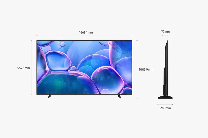 Televisor samsung crystal uhd u7025f tu75u7025fk 75' ultrahd 4k smart tv wifi