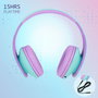 PowerLocus P2 Auriculares para Niños Turquesa/Morado