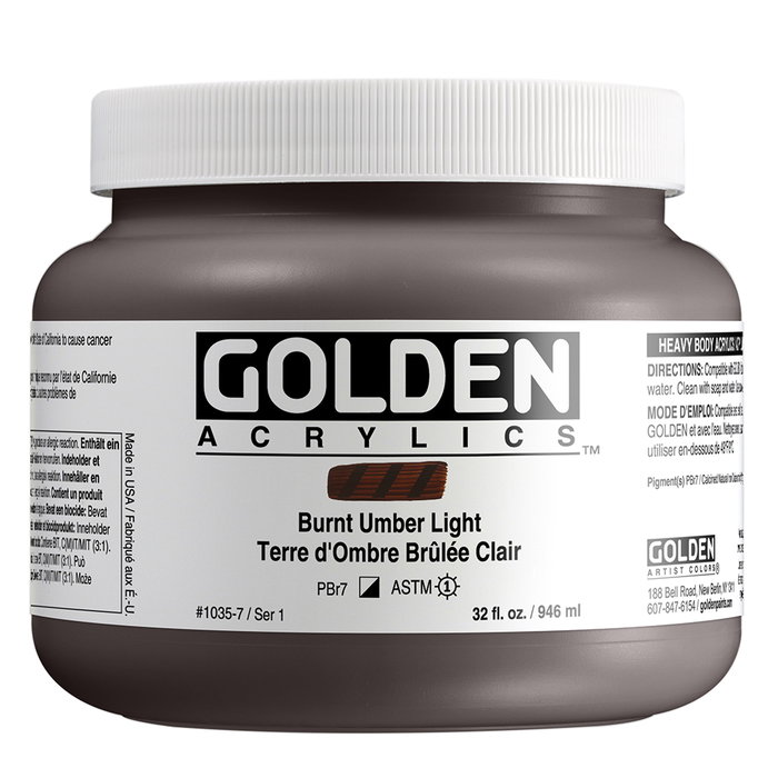 Golden Heavy Body Tierra Sombra Tostada Claro 946 ml Golden Heavy Body Tierra Sombra Tostada Claro 946 ml