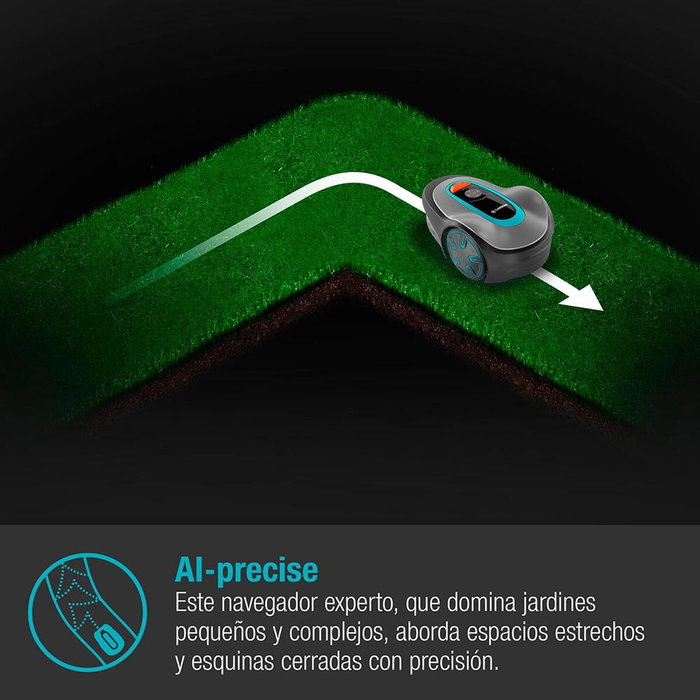 Gardena Robot cortacésped sileno para jardines de 250 m²