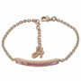 Adore Pulsera Elegance Rose Gold con Cristales Swarovski 19cm