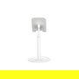 FOREVER Soporte de Mesa para Móviles y Tablets, Ajustable, Color Blanco - Soportes y Accesorios