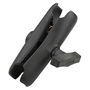 RAM Mounts RAM-201U Brazo de Doble Rótula de Longitud Media con Bola Doble de 1.5" para Sistemas de Montaje RAM