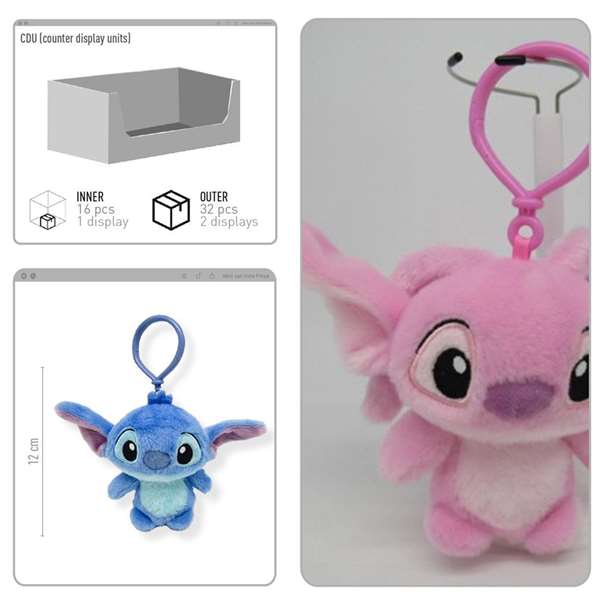 Cerdá Grapas para Bolsas 24 Piezas Stitch T.Única - Modelos Surtidos Cerdá Grapas para Bolsas 24 Piezas Stitch T.Única - Modelos Surtidos