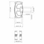 Vogel's PUC 2315 CONNECT-IT SMALL POLE 150CM Plata